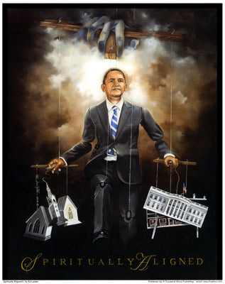 Spiritually Aligned (Barack Obama) by Edwin Lester | 10 x 8 Fine Art Print