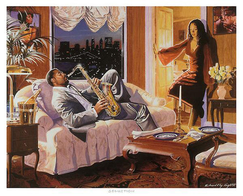 Seduction by Edward Clay Wright | 26 x 32 Fine Art Print