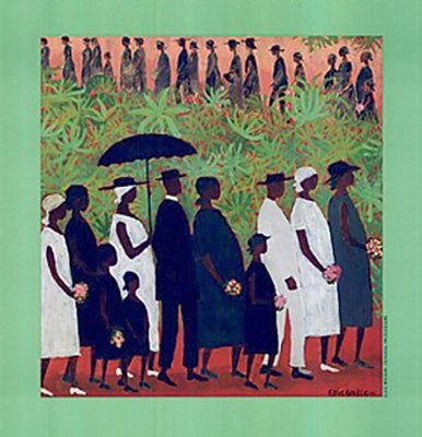 Funeral Procession by Ellis Wilson | 18 3/4 x 18 Fine Art Print