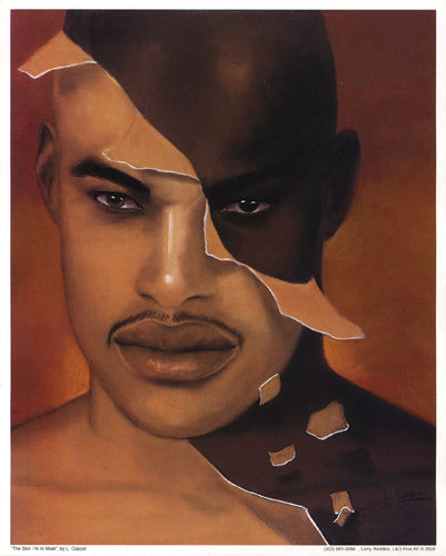 Framed Art The Skin I’m In: Male (mini) by Laurie Cooper | 10 x 8