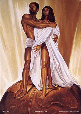 Framed Art Power of Love by WAK - Kevin A. Williams | 18 x 12