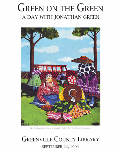 Tiger Farm Bus by Jonathan Green | 28 x 22 Fine Art Print