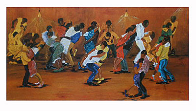 Framed Art Dance Marathon by Annie Lee | 16 1/2 x 29 7/8