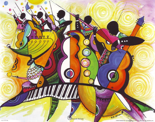 Framed Art Smooth Melody II by D.D. Ike | 11 x 14