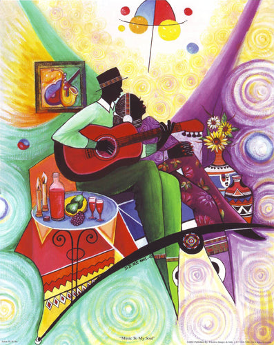Music to My Soul by D.D. Ike | 14 x 11 Fine Art Print
