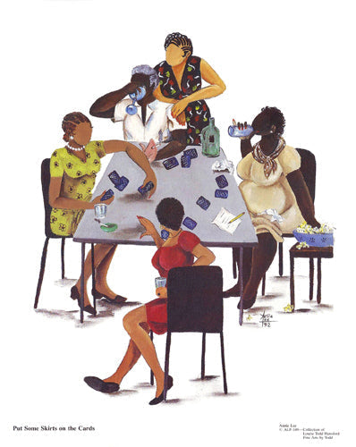 Framed Art Put Some Skirts on the Cards by Annie Lee | 14 x 11