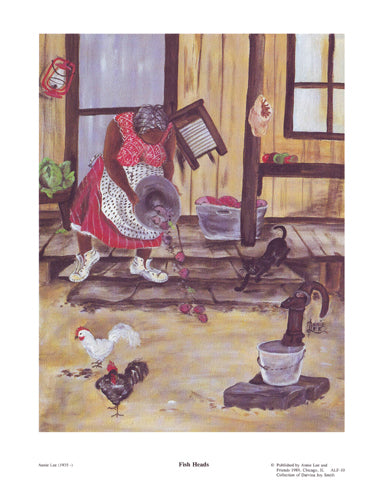 Fish Heads (mini) by Annie Lee | 11 1/4 x 8 1/2 Fine Art Print