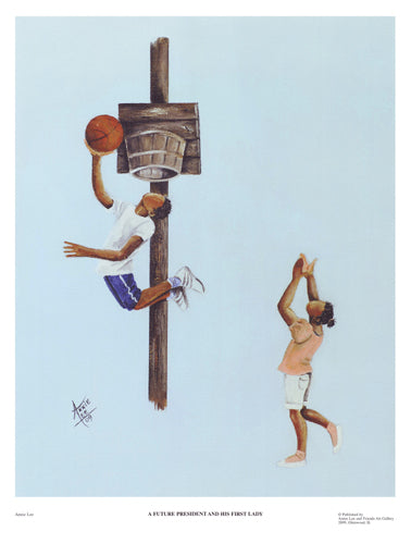 A Future President and His First Lady by Annie Lee | 17 x 13 Fine Art Print