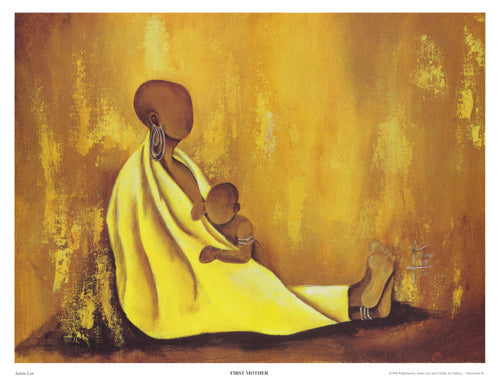 Framed Art First Mother by Annie Lee | 13 x 17 1/2