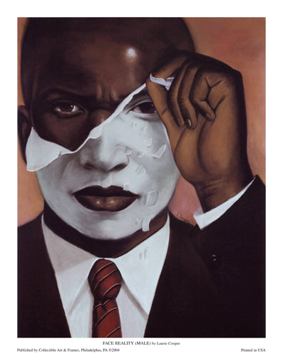 Face Reality (Male) (mini) by Laurie Cooper | 10 x 8 Fine Art Print
