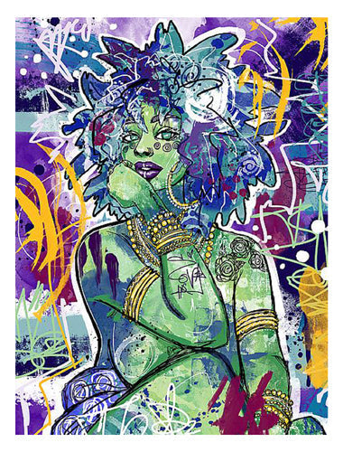 Framed Art Subira by Justin Copeland | 26 x 19 ¾