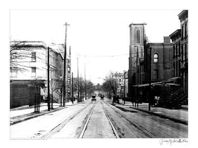Framed Art Greene Avenue, Brooklyn, New York, 1916 by Merlis Collection