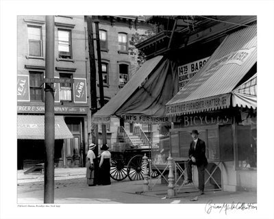 Framed Art Flatbush Avenue, Brooklyn, New York, 1900 by Merlis Collection