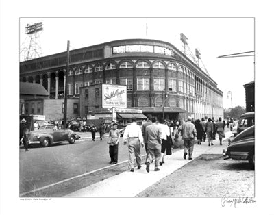 Framed Art Ebbets Field, Brooklyn, New York, 1947 by Merlis Collection