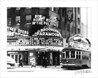 Framed Art Brooklyn Paramount, New York, 1948 by Merlis Collection