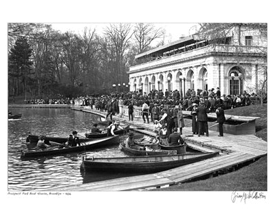 Prospect Park Boat House, Brooklyn, 1906 by Merlis Collection