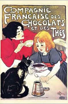 Chocolats et des Thes by Theophile Alexandre Steinlen