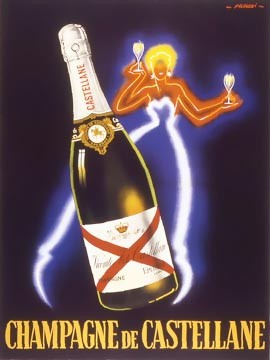 Champagne de Castellane by Robert Falcucci | 32 1/8 x 24 1/8 Fine Art Print