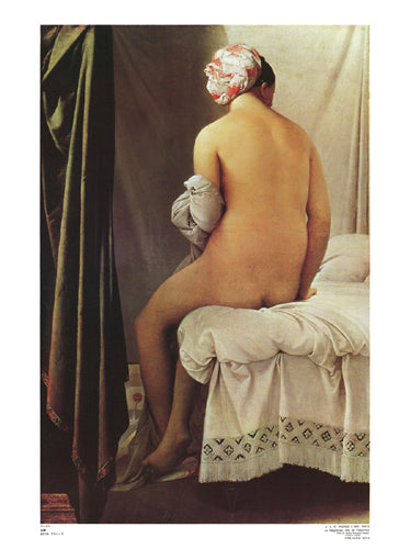 La Grande Baigneuse (The Valpinçon Bather) by Jean Auguste Dominiqu