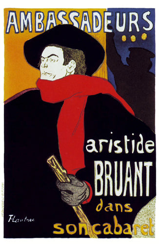 Ambassadeurs by Henri de Toulouse-Lautrec | 36 x 24 Fine Art Print