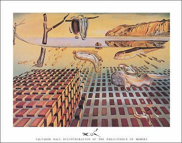Disintegration of the Peristence of Memory by Salvador Dali