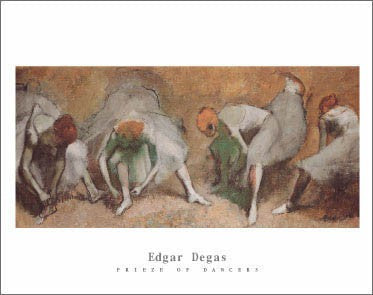 Frieze of Dancers by Edgar Degas | 22 x 28 Fine Art Print