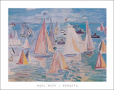 Regatta by Raoul Dufy | 22 x 28 Fine Art Print
