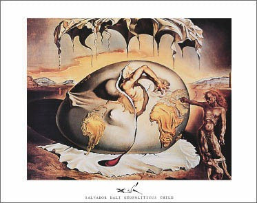 Geopoliticus Child by Salvador Dali | 22 x 28 Fine Art Print