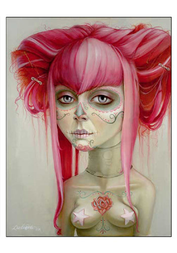 Framed Art Day of the Dead I by Leslie Ditto | 20 x 14