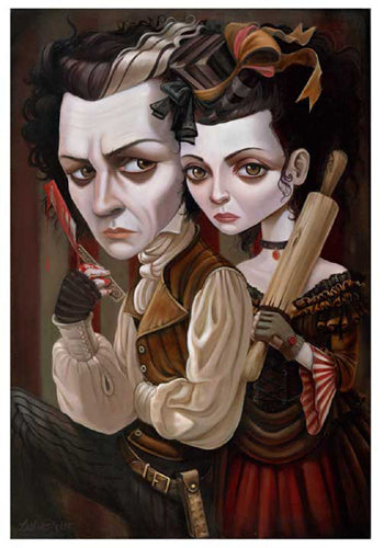 Framed Art Meat Pies by Leslie Ditto | 20 x 14