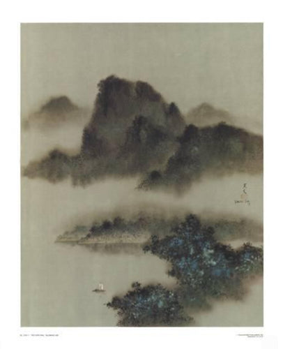 Framed Art Return Sail by David Lee | 32 x 62