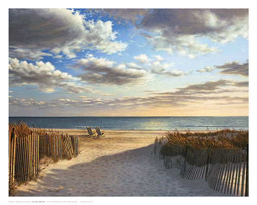 Sunset Beach by Daniel Pollera | 12 x 15 Fine Art Print