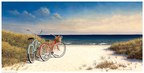 Framed Art Hampton Bikes by Daniel Pollera | 12 ½ x 24 ½