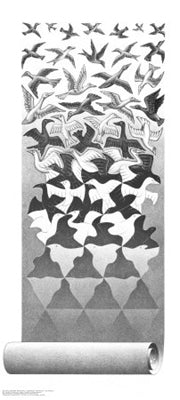 Liberation by M.C. Escher | 29 1/2 x 13 3/8 Fine Art Print
