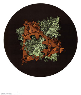 Double Planetoid by M.C. Escher | 25 5/8 x 21 3/4 Fine Art Print