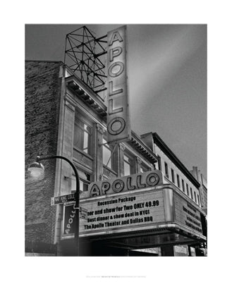 Framed Art Twilight at the Apollo, Harlem by Ellen Fisch | 17 x 14