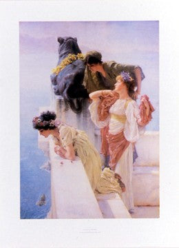 A Coign of Vantage by Lawrence Alma-Tadema | 30 x 22 Fine Art Print