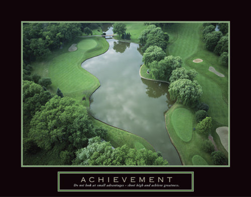 Achievement - Golf Course Wall Art | 22 x 28 Fine Art Print