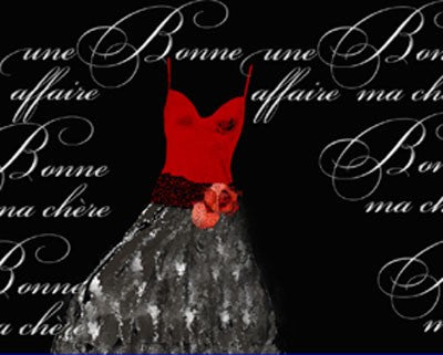 Robe de Soiree Rouge Wall Art | 8 x 10 Fine Art Print