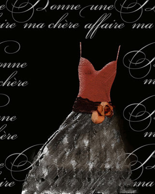 Robe de Soiree de Corsage Wall Art | 10 x 8 Fine Art Print