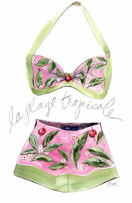 La Plage Tropicale by Tina Amico | 16 x 10 Fine Art Print