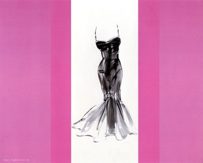 La Robe Noire avec Rouge Wall Art | 8 x 10 Fine Art Print