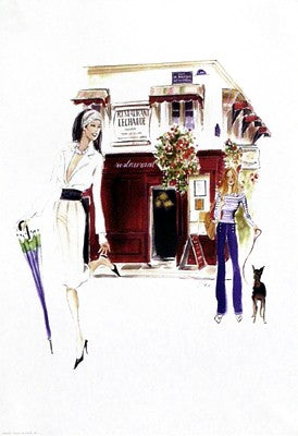 Restaurant Lechaude by Tina Amico | 16 x 11 Fine Art Print