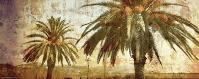 Framed Art Palm Row 8 x 20
