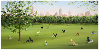 Tails of Central Park by Carol Saxe | 10 1/2 x 20 1/2 Fine Art Print