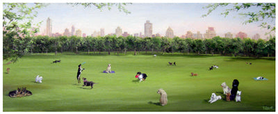 Sunday in the Park by Carol Saxe | 8 1/2 x 20 1/2 Fine Art Print
