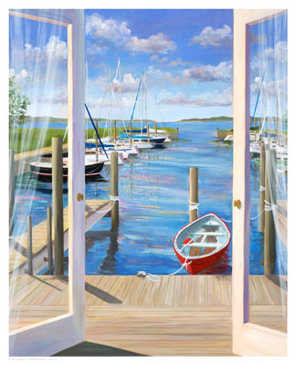 Marina Deck by Carol Saxe | 21 x 17 Fine Art Print