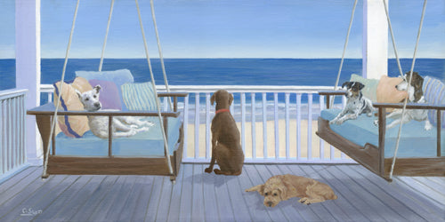 Swing Tails by Carol Saxe | 10 1/2 x 20 1/2 Fine Art Print