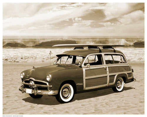 Vintage Woody Wall Art | 11 1/2 x 14 1/2 Fine Art Print