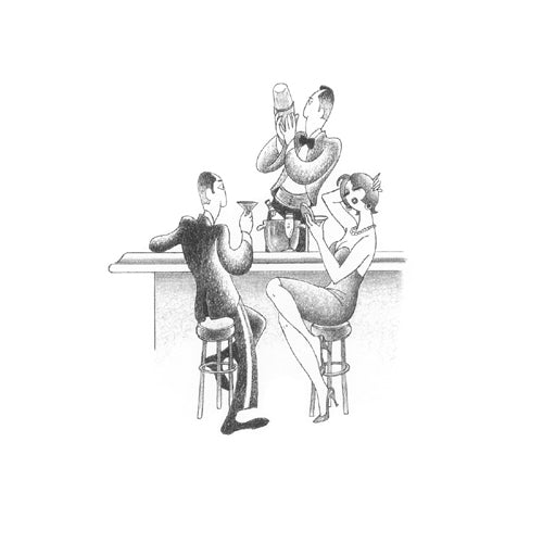 Let’s Do Cocktails by Roger Vilar | 11 x 11 Fine Art Print